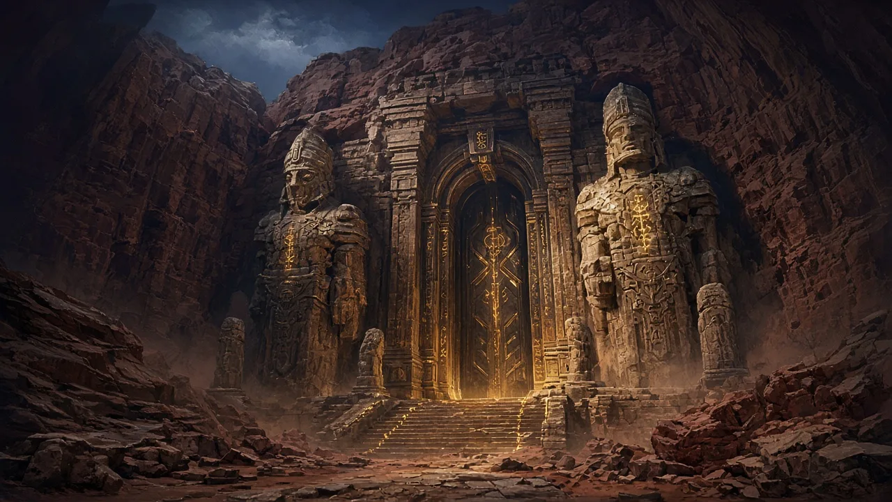 Original painted artwork evoking Uldaman