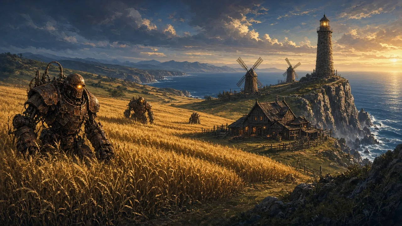Original painted artwork evoking Westfall