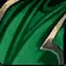 Green Dragonskin Cloak, official Blizzard item icon