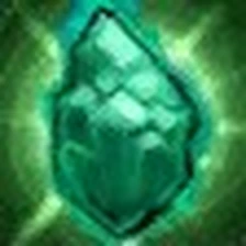 Green Qiraji Resonating Crystal, official Blizzard item icon