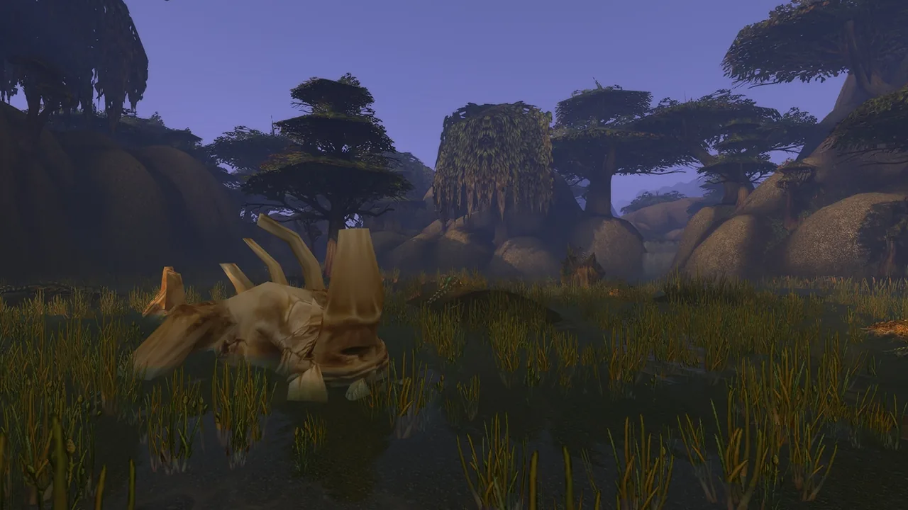 Excavation Site: spiny beast in grassland