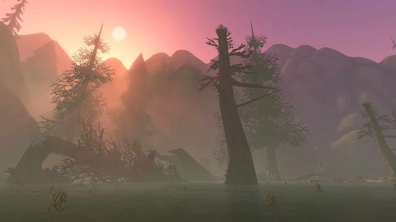 Hyjal Summit: misty pink marsh