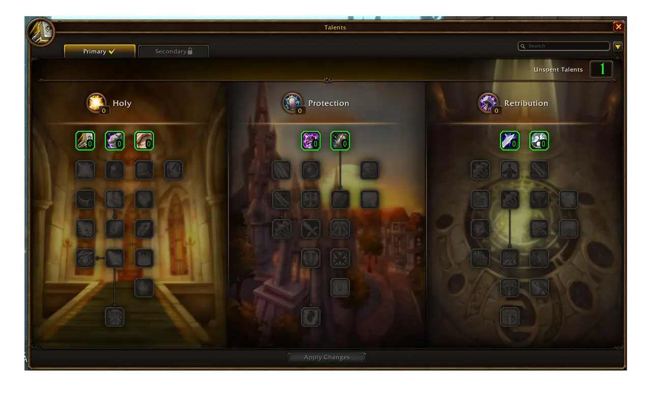 Official WoW Forever interface screenshot