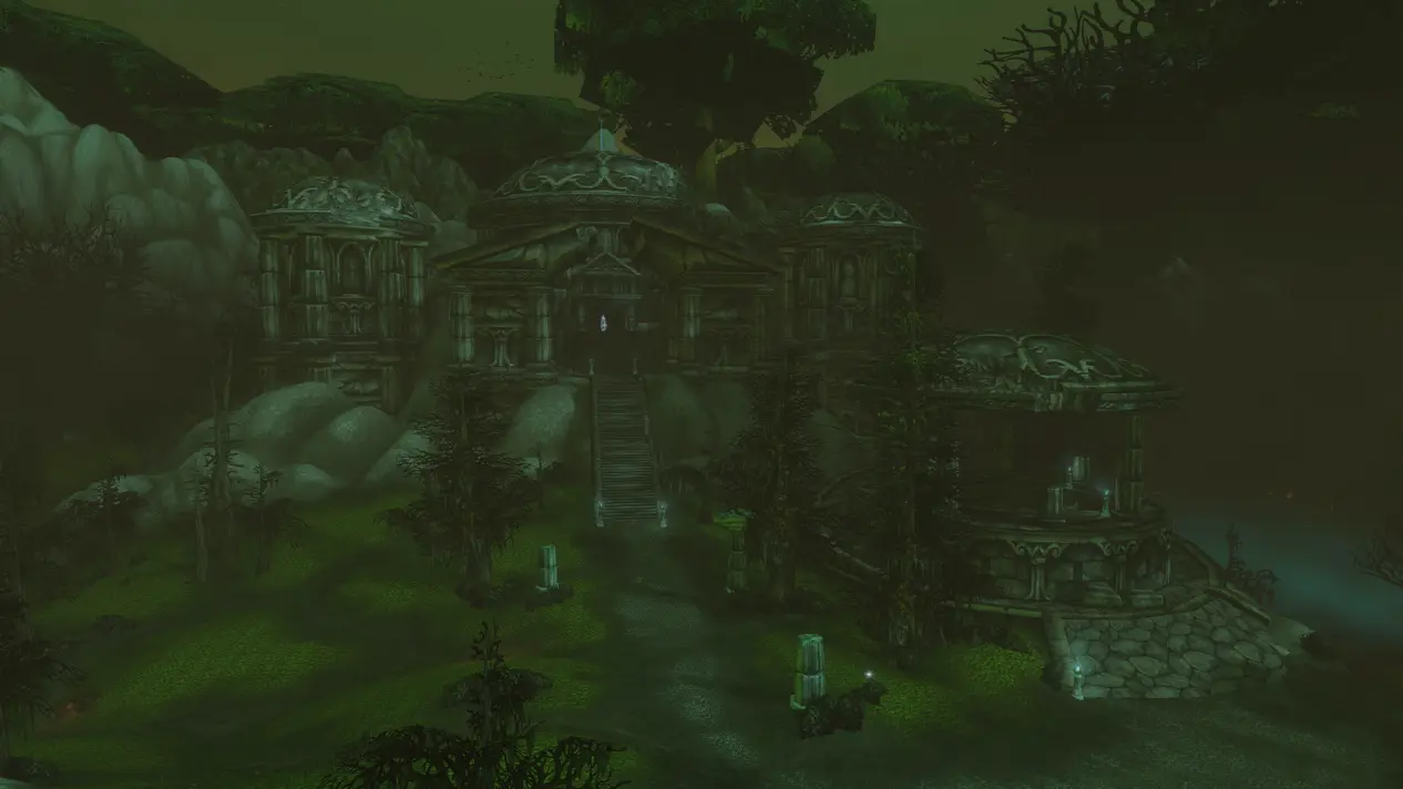 Official WoW Forever image: dark jungle screenshot